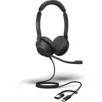 Jabra Evolve2 30 SE, USB C/A, UC Stereo headset