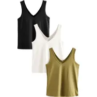 Next Toppi '3er-Pack' khaki / musta / valkoinen