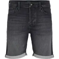 Jack & Jones Plus Farkut 'JJIRick JJIcon' musta denim