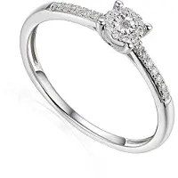 Lykken Elegance monikivinen timanttisormus 0,09ct-180