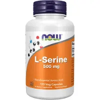 Now , L-Serine, 500 mg, 120 Veg Capsuleja