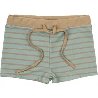 Mikk-Line Swim Pant Uv Aop - Green - 122/128CM