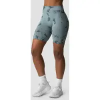 ICANIWILL Define Seamless Tie Dye Biker Shorts Stormy Blue