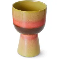 HK Living Retro kukkaruukku Ø16,5 cm Lime green