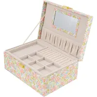 Bon Dep Jewelry box square mw Liberty Swirling Petals