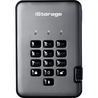 ISTORAGE diskAshur PRO² - hard drive - 4 TB - USB 3.1 - TAA Compliant - Ulkoiset kovalevyt - 4TB - Harmaa