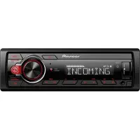 Pioneer MVH-130DABAN, Musta, Punainen, 1 DIN, 200 W, 4.0 kanavaa, 50 W, 4 Ω