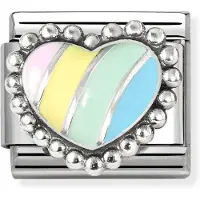 Nomination Classic 330204 raised heart pala