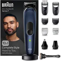 Braun 10-in-1 Styling-Set MGK7410 märkä- ja kuiva-ajoon -parranajosetti