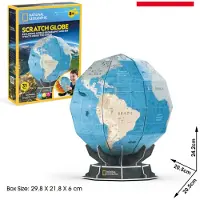Cubic CUBICFUN 3D palapeli Scratch Globe