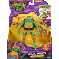 Teenage Mutant Ninja Turtles Teenage Mutant Ninja Turtles: Mutant Mayhem 5.5 Michelangelo Deluxe Ninja Shouts -figuuri Playmates Toysilta