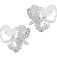 Lykken Hearts 5mm hopeakorvakorut