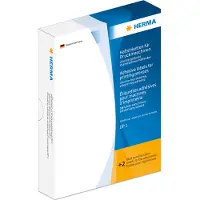 Herma 2910, Valkoinen, DP1, Paperi, Matta, 75 g/m², 10 kpl