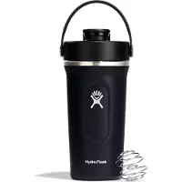 Hydroflask teräksinen termosjuomapullo Shaker Bottle 710ml Black (Musta)