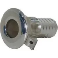 Goldenship Stainless Steel Hose Thru Hull Hopeinen 3/8´´