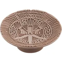 Luvia Cosmetics Brush Cleansing Pad silikoniväline siveltimien puhdistukseen väri Coffee 1 kpl