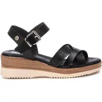 Xti for woman. 14385104-NEGRO Sandals 143851 black (40), 3 to 5 cm, Buckle, Casual