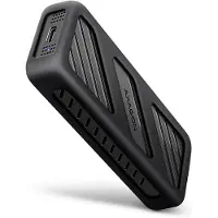 Axagon Ulkoinen kotelo M.2 NVMe/SATA SSD-levylle, 3.2 Gen2x2 USB-C, musta