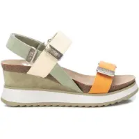 Xti for woman. 14282204-VERDE Sandals 142822 green (40), 5 to 8 cm, Buckle, Casual
