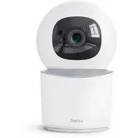 Hama Smart Indoor -kamera, 2-suuntainen äänianturi, WLAN, liikkuva, Valkoinen/opaali, Synteettinen materiaali