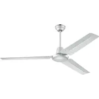 WESTINGHOUSE Industrial -kattotuuletin, hopea, hiljainen, 142 cm , Industrial, Harmaa, Olohuone, Metalli, Moderni