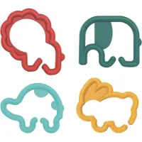 Scandinavian Baby Products Eläimen Muotoiset Sormukset Värikkäät 0-3 Y unisex