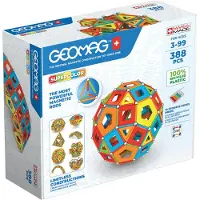 Geomag Supercolor Panels RE Masterbox 388 magneettinen rakennussarja