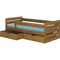 ADRK Furniture Bemma-lastensänky, 205 x 97 x 63 cm, mänty