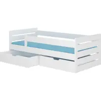 ADRK Furniture Lasten sänky Bemma 205x97x63cm + patja