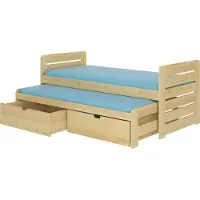 ADRK Furniture Lasten sänky Tomi 04 200x90, ruskea