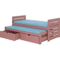 ADRK Furniture Lasten sänky Tomi 180x80, roosa