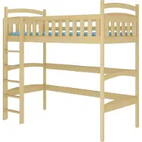 ADRK Furniture Parvisänky Miago, 90x200 cm, ruskea