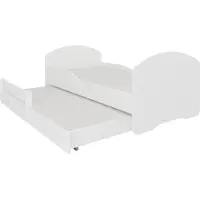 ADRK Furniture Lastensänky Pepe II, 160x80 cm valkoinen