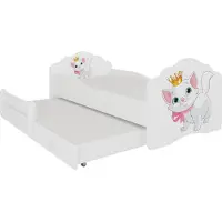 ADRK Furniture Lasten sänky Casimo II, valkoinen