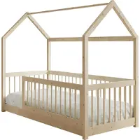 ADRK Furniture Sänky Graja, 80x180 cm, ruskea