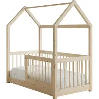 ADRK Furniture Sänky Graja, 70x140 cm, ruskea