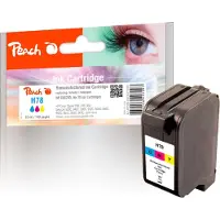 Peach Ink Cartridge H78 HP78 colour, Syaani, Magenta, Keltainen, Väriainepohjainen muste (PI300-09)