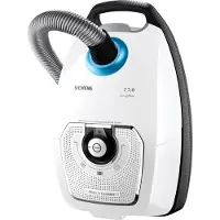 Siemens VSZ7442S bagged vacuum cleaner for allergy sufferers, quattroPower, 12 m reach, 650 W, power regulation (4242003816059)