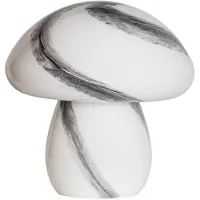 By Rydens Mira Mushroom pöytälamppu 30 cm Valkea-musta