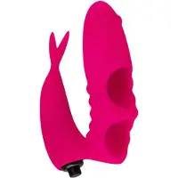 EasyToys - sormivibraattori - 2in1 - pinkki