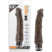 Blush Novelties Dr. Skin Vibe 6 Chocolate 22,5cm