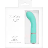 Pillow Talk Racy - ladattava kapea G-pistevibraattori - turkoosi