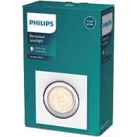 Philips DONEGAL Upotettu Valkoinen 1xNW 230V