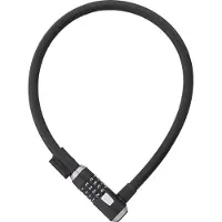 Kryptonite - Kryptoflex 1565 Combo Cable - Pyörälukko 65 cm, harmaa