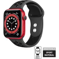 Crong Duo Sport Band - Apple Watch 42/44 mm Strap (grey/black)