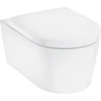 Hansgrohe - EluPura S - Riippuva wc-allas/istuin - 540mm - soft close/QR - t/indb.cist - valkoinen - posliini/urea