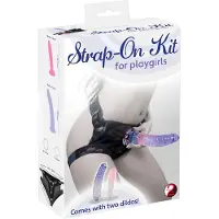 You2Toys - Strap-on dildosetti - kaksiosainen dildosarja