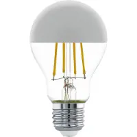 Eglo LED-lamppu A60 Standard Top-sail 7.3W/827 806 lumen clear/chrome E27