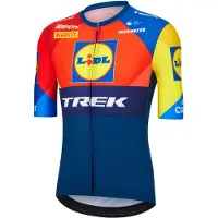 Santini Replica Lidl-trek 2025 Lyhythihainen Pyöräilypaita