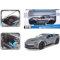 Adlibris Composite model Corvette Grand Sport 2017 1:24 grey